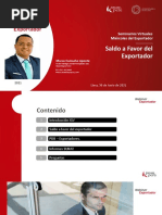 Saldo - Favor - Exportador - Marco Camacho Aponte - 30 de Junio Del 2021