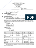 DLP 4 Types and Sizes of Linens With Produre of Bed Making