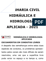 Hidráulica e Hidrologia Aplicada 2021