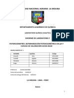 INFORME 7 - Potenciometría