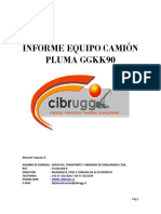 Informe Equipo Camión Pluma Ggkk90