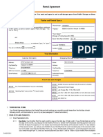 Rental Agreement: Parties and Rented Space