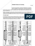 Inflatable Packers For Grouting: Figure 1 - Fixed End Inflatable Packer Figure 2 - Moving End Inflatable Packer