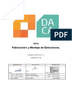 PETS-GTO 1.2 Procedimiento Fabricacion y Montaje de Estructuras