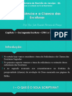 03 - A Suficiência e A Clareza Das Escrituras