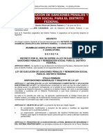 Ley de Ejecucion de Sanciones Penales Distrito Federal