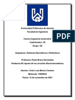 Evidencia 5 Ejercicios de Electroneumatica y Evidencia de Practicas en El Laboratorio