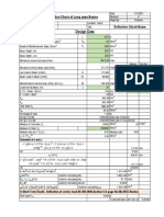 Deflection & Crack Width Check For Long Span Beams