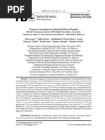 Chemical Composition and Herbicidal Effects of Essential Oils of Cymbopogon Citratus (DC) Stapf, Eucalyptus Cladocalyx