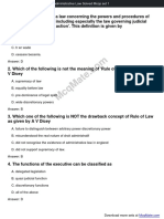 Administrative Law Solved Mcqs Set 1