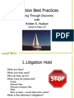 Litigation Best Practices - Sailing Through Discovery