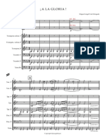 ¡ A LA GLORIA ! - Partitura Completa