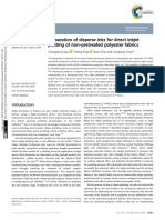 Preparation of Disperse Inks For Direct Inkjet Pri