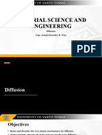 Material Science and Engineering: Diffusion Engr. Joseph Benedict N. Prim