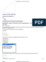 SQL SERVER - Import CSV File Into SQL Server Using Bulk Insert