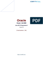 Oracle: Exam 1z0-808