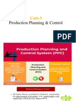 Unit 3 Production Planning & Control