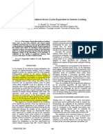 Bondi - Number of Uniform Stress Cycles Equivalent To Seismic Loading