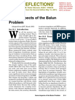 01B Balun - Reflections 2nd Edition Chapter 21 - Some Aspects of The Balun Problem (By Walter Maxwell W2DU)