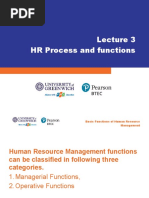 Lecture 3 - HR Functions