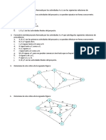 Ejercicios PERT y CPM