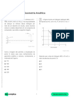 Exercícios ENEM - Geometria Analítica