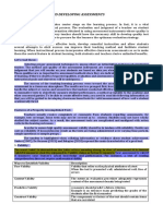 Unit Iii - Designing and Developing Assessments: Let's Read These