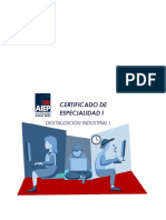 Certificado de Especialidad I: Digitalización Industrial I