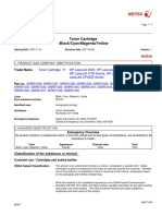 Safety Data Sheet Toner Cartridge - Black/Cyan/Magenta/Yellow