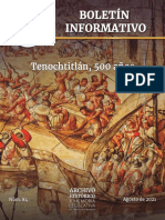 Boletin Tenochtitlan, 500 Anos