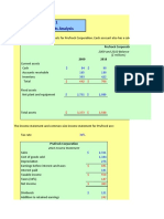 Chapter 3 - Section 1 Financial Statements Analysis: Prufrock Corporation