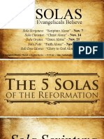 5 Solas: What Evangelicals Believe