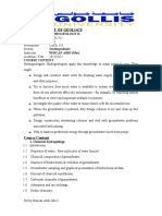 Hydrogeology II Outline