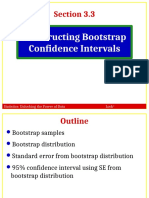 Constructing Bootstrap Confidence Intervals: Section 3.3