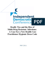 Deadly Ties and The Rise of Multi-Drug Resistant Infections: A Case For A New Health Care Practitioner Hygienic Dress Code