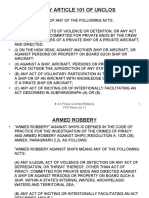 # 4 A ASM Piracy and Armed Robbery