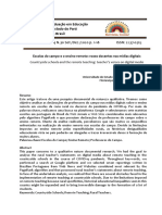 Escolas Do Campo e o Ensino Remoto Vozes Docentes Nas Mídias Digitais