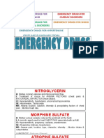 Emergency Drugs For Neurosurgical Disorders