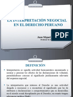 Interpretación Del Negocio Jurídico - Proyector