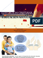 EDUCACIÓN ADVENTISTA vs. EDUCACIÓN SECULARpptx