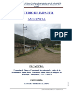 Estudio de Impacto Ambiental: Proyecto