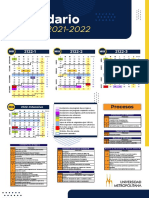 Calendario Unimet Académico 2021 2022