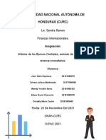 Grupo D Banco Centrales, Emisión de Dinero y Las Reservas Monetarias