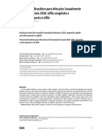 Protocolo Brasileiro para Infecções Sexualmente Transmissíveis 2020: Sífilis Congênita e Criança Exposta À Sífilis