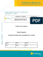 ANEXO 18. Procedimiento Comunicacion, Participacion y Consulta