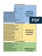 Distribución Oral Project