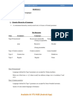 Chomsky Hierarchy Languages 2. Turing Reducibility 3. The Class P