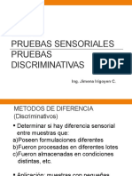 Pruebas DISCRIMINATIVAS