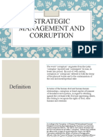 9 - Strategic Management and Corruption