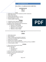 Cloud Computing Question Bank